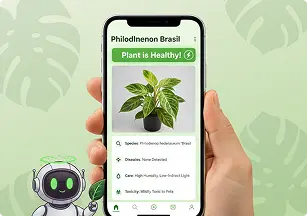AI learning from plant photos
